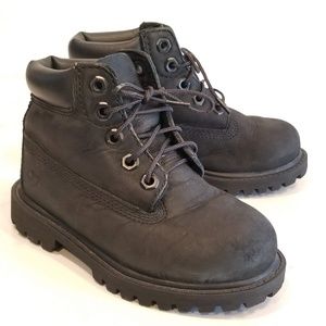 Timberland Kids Black Boots US8